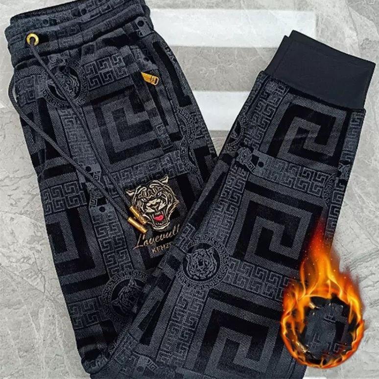 

Harem Pants with Tiger Embroidery for Men Autumn and Winter Sweatpants Men Clothing Baggy Joggers Streetwear Track Pants M