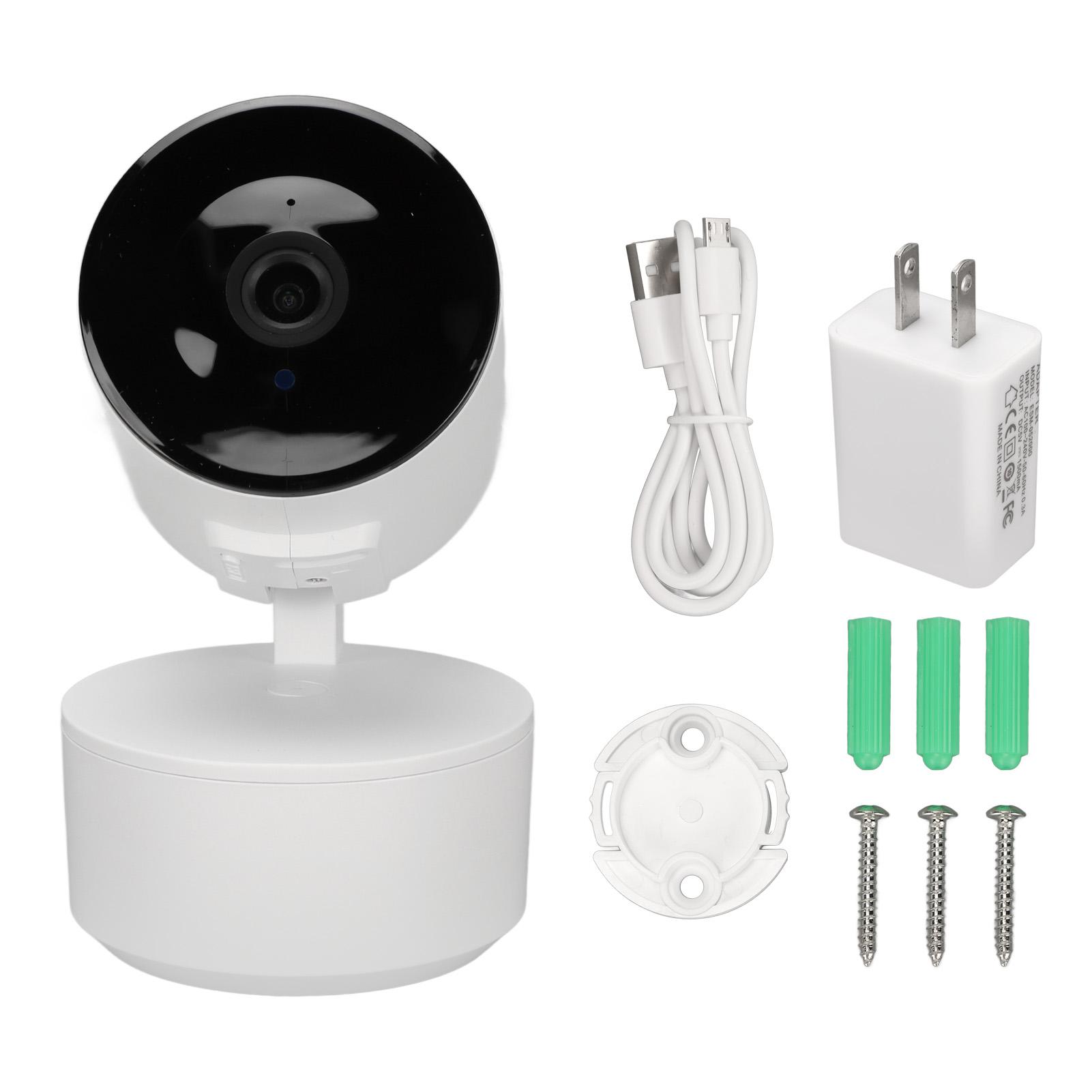 

Камера безпеки 1080P Full HD 2.4GHz 2-сторонній зв язок Виявлення звуку WIFI Розумна камера для дому US Plug