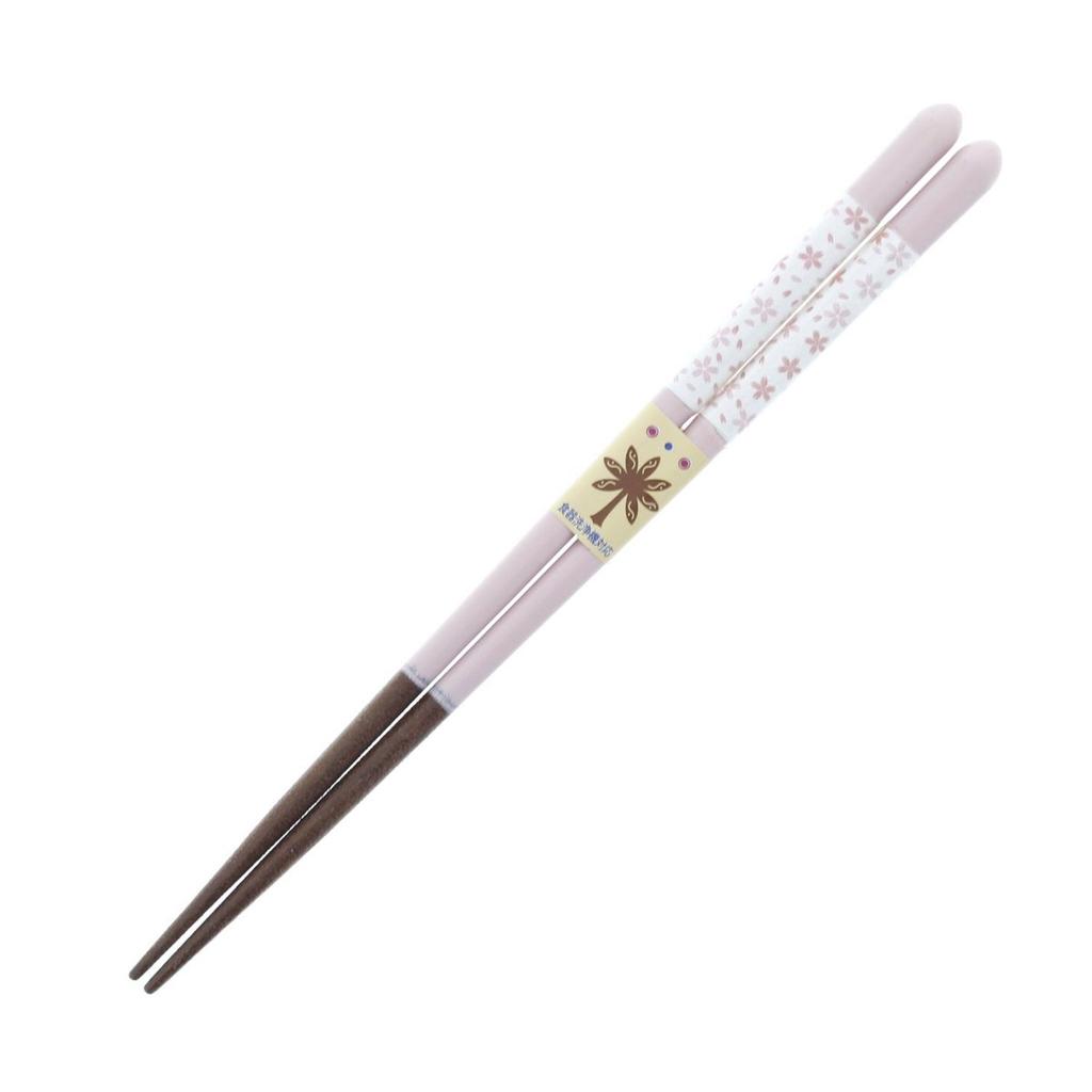 Ishida Japanese Chopsticks Dishwasher Safe Pastel Flower Floral Pattern Natural Wood Pink 18cm Made in Japan