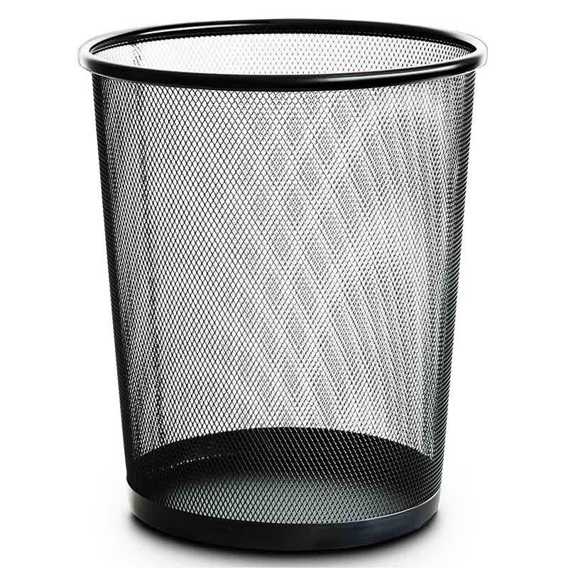 Deli 9190 Metal Mesh Waste Bin чёрный