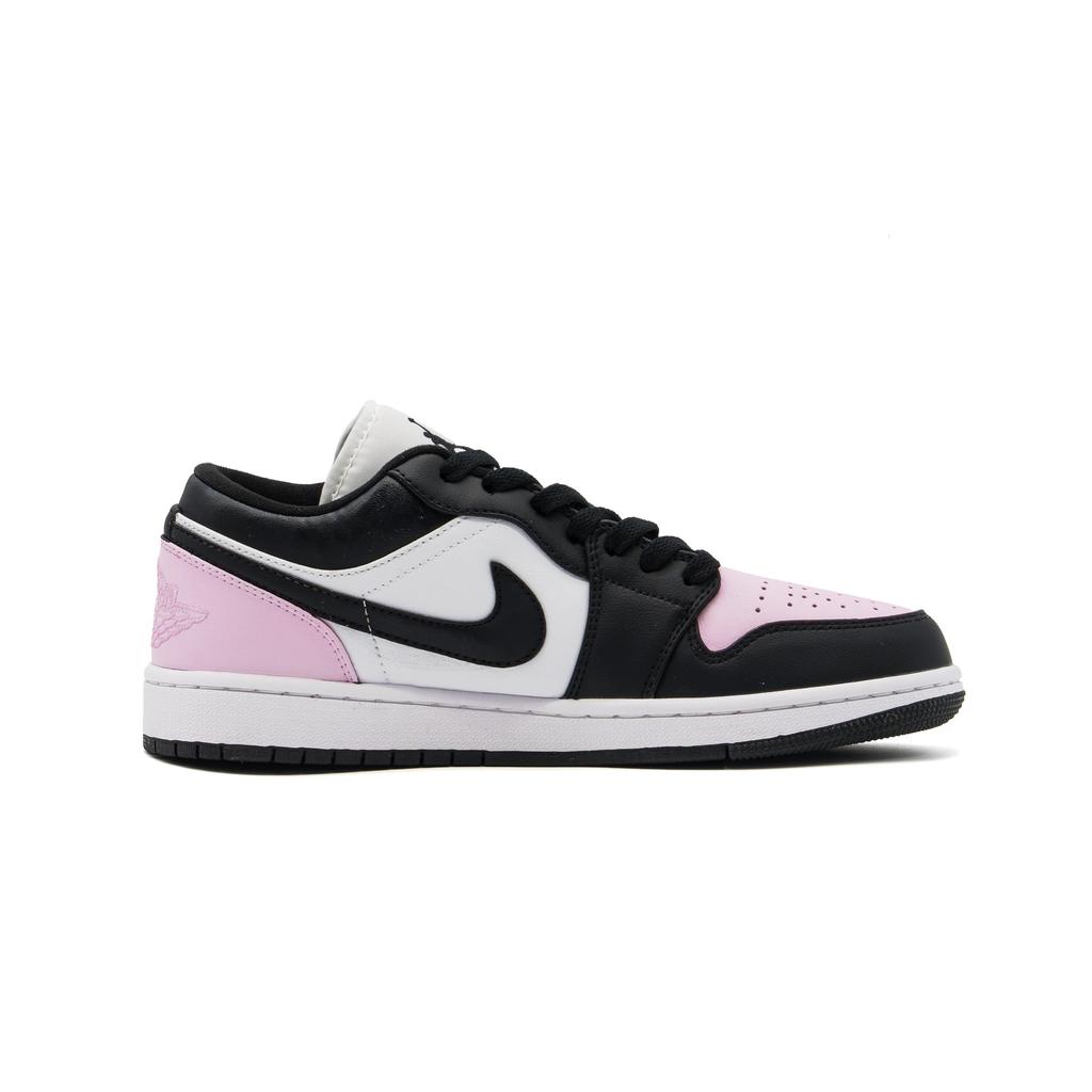 Jordan Air Jordan 1 Abrasion Resistant Low top Vintage Basketball Shoes Women's Black Pink DC0774-101(Team500-SBOX)