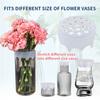 Silicone Blossom Grid Flower Arranger, Flexible Blossom Grid Floral Stem Holder for Vases,Reusable Flower Grid for DIY Arrangements Wedding Home Decor