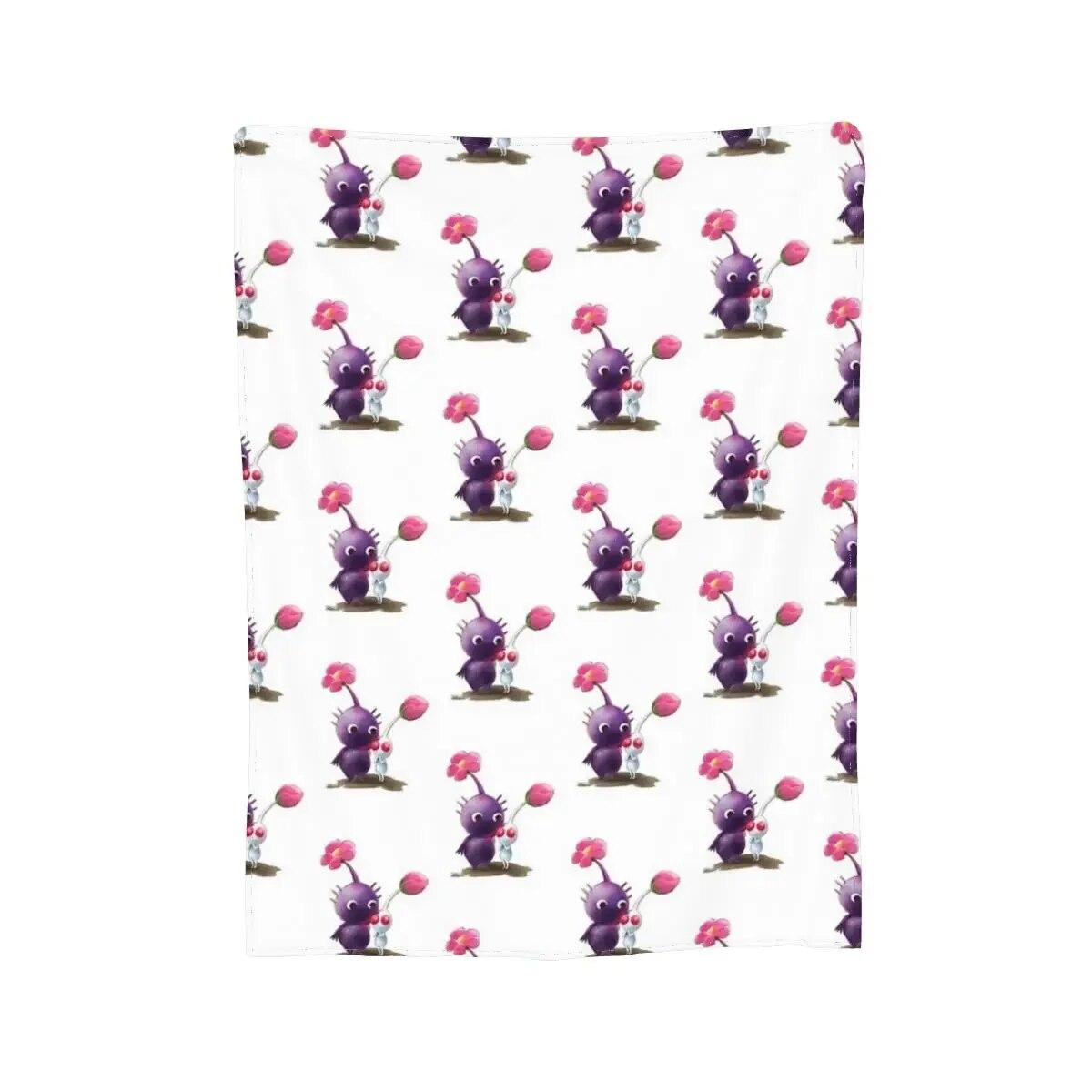 

Одеяла Pikmin, мягкое теплое фланелевое одеяло, плюшевое одеяло для кровати, гостиной, пикника, путешествия, домашнего дивана 75x100cm 30x40in