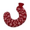 New 1L Portable Neck Washable Warm Protective Hot Water Bag Cover Hand Feet U Shaped Removable Explosion Proof Hot Water Bag