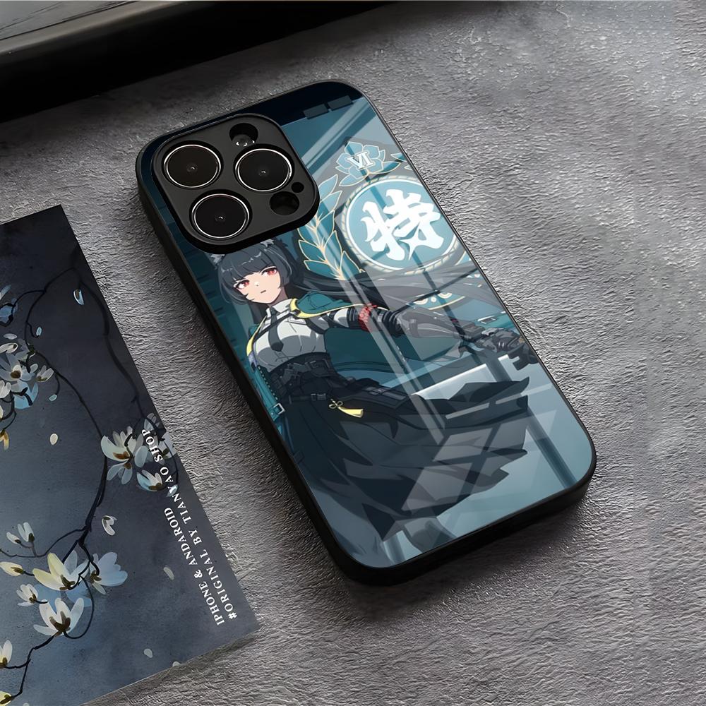 Zenless Zone Zero Miyabi Phone Case For IPhone 17 Air 16 E Pro Max 15 14 13 Mini 12 Pro 11 Max Plus Black Glass Cover