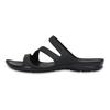 Sandálias de Encaixe Confortáveis e Duráveis Calçado Feminino Preto 203998-060