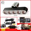 Five-Bead Yellow & White High/Low Beam Compatible Universal Plug-In EV Lights – No Wiring Needed