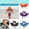 Halloweencosplay Soft And Comfortable Bat Wings Costume Set For Kids
