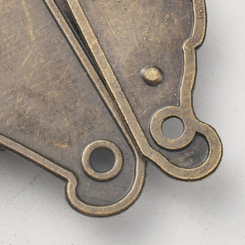 Retro Metallkastenriegel Dekoratives Schloss Traditioneller Schubladenverschluss Geeignet für Antike Holztruhen & Schränke