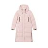 Warm Long Hooded Down Jacket Women Outerwear Lotus-Pink F11W449906FPK