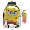Spongebob Squarepants Children'S School Bag Male And Female Students Backpack Kindergarten Cute Cartoon Backpack Pencil Bag