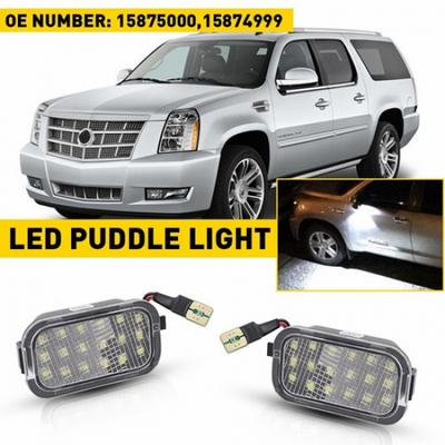 2007-2013 Cadillac Escalade EXT Base için LED Ayna Altı Su Birikintisi Işık Düzeneği