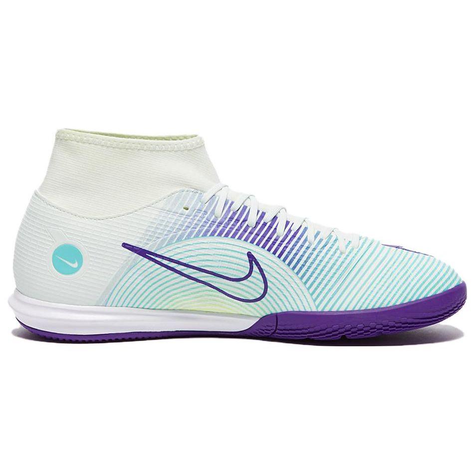 Nike Mercurial Superfly 8 Trendy Comfortable TF (Rubber Studs) Shock Absorbing Non-Slip Breathable Soccer Shoes Men Soccer Shoes White DN3786-375