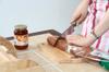 Fuji Boeki Cutting Board Chopping Board Length 20 X Width X Thickness Cm Natural Wood Handle Included Bonheur 94380 29.5 1.8