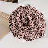 Vintage Solid Color Fabric Fashion Girl Hair Claw Hair Accessory Three-Dimensional Rose Flower Women's Hairpin Elegant Shark 