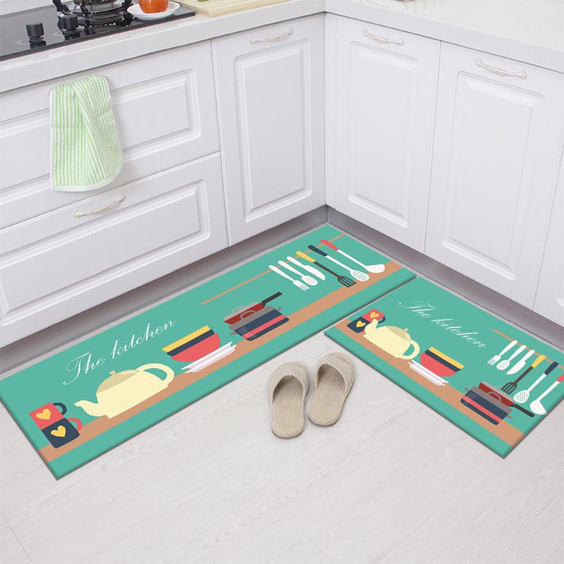 Absorbent Non-Slip Kitchen & Bathroom Floor Mat - Long Strip for Entrance, Bedroom, or Home Use