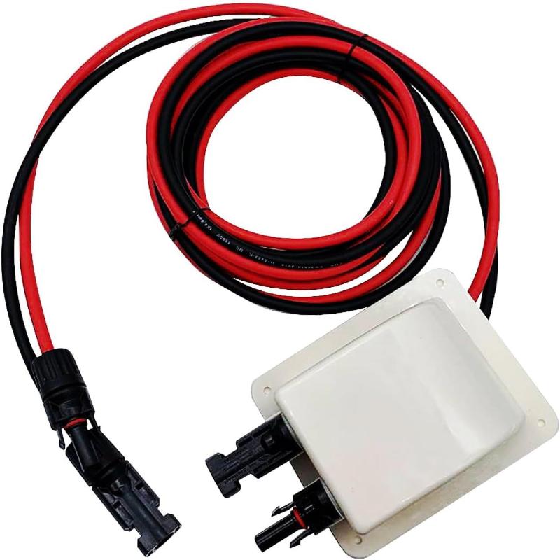 Solar Weatherproof Entry Gland Entry Housing With Extension Cable Solar Connector Solar Project For Rv Yacht Campervan