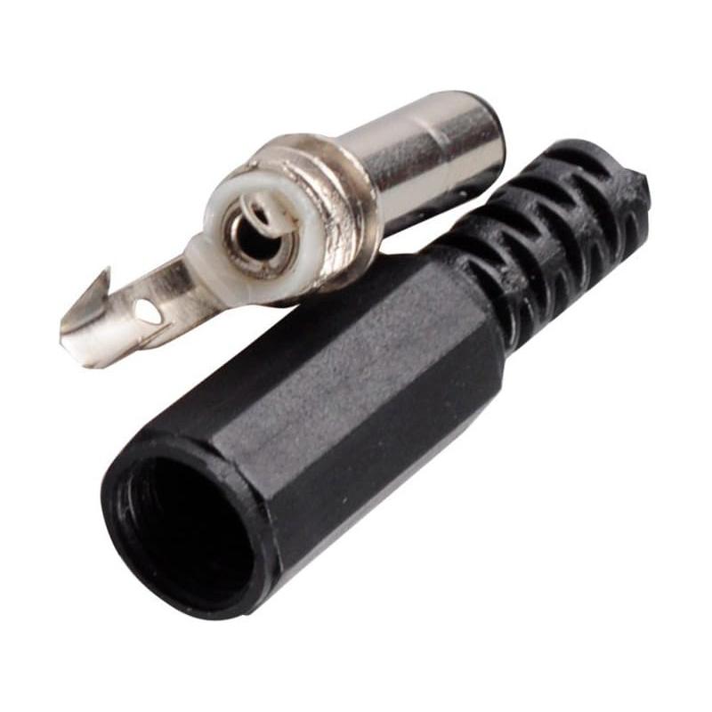 5Pairs 5.5x2.1mm DC Power Supply Male Plug + Female Jack Panel Mount Solder Wire Connector 5.5 * 2.1mm DC Plug Socket Connector