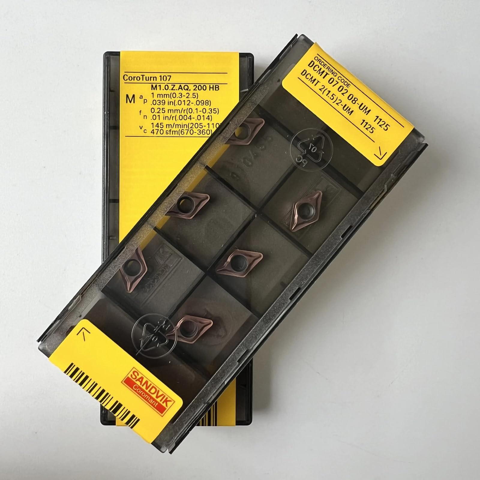 

Original Sandvik / DCMT070208-UM 1125 /CNC lathe carbide blade tool 10 Pcs