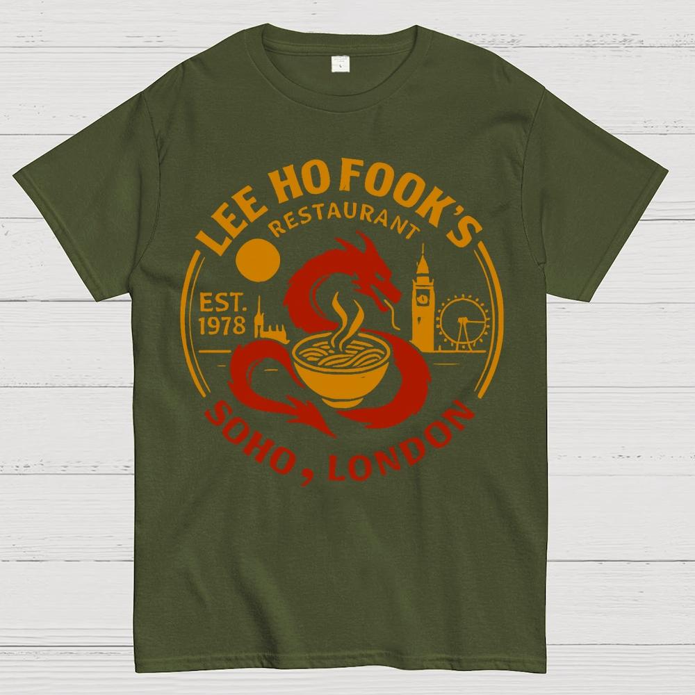 Lee Ho Fooks Unisex Zwaar 100% Katoenen T-shirt