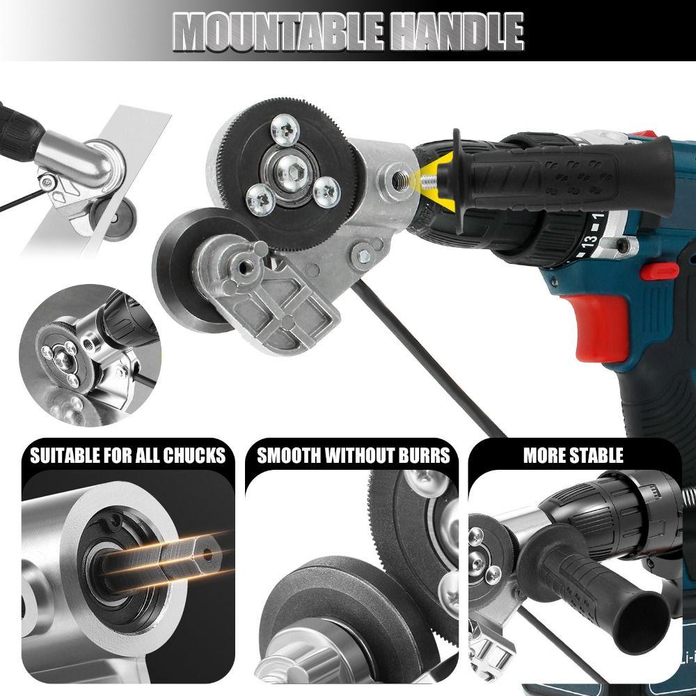 Metal Metal Sheet Cutter Cutting Tools Punch Shears Sawing Machines Cutting Tool  Drill Attachment