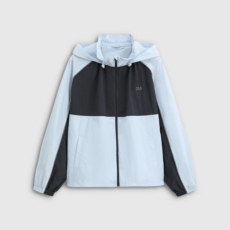 GAP Unisex Sun Protection Color Block Logo Hoodie