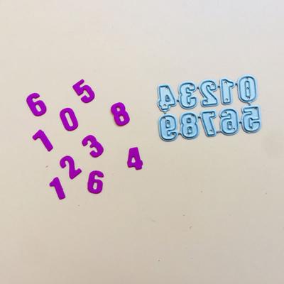 Numbers Metal Cutting Dies Stencil Scrapbooking DIY Album Stamp Paper Card Embossing Decor