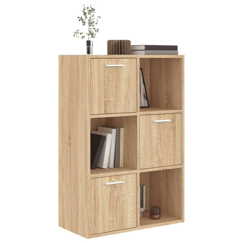 Storage Cabinet in Sonoma Oak 60 x 29.5 x 90 cm Particleboard