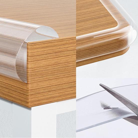 1 Set Bumper Strip Transparent Silicone Furniture Corner Protectors Baby Proofing Edge Safety Bumper for Home