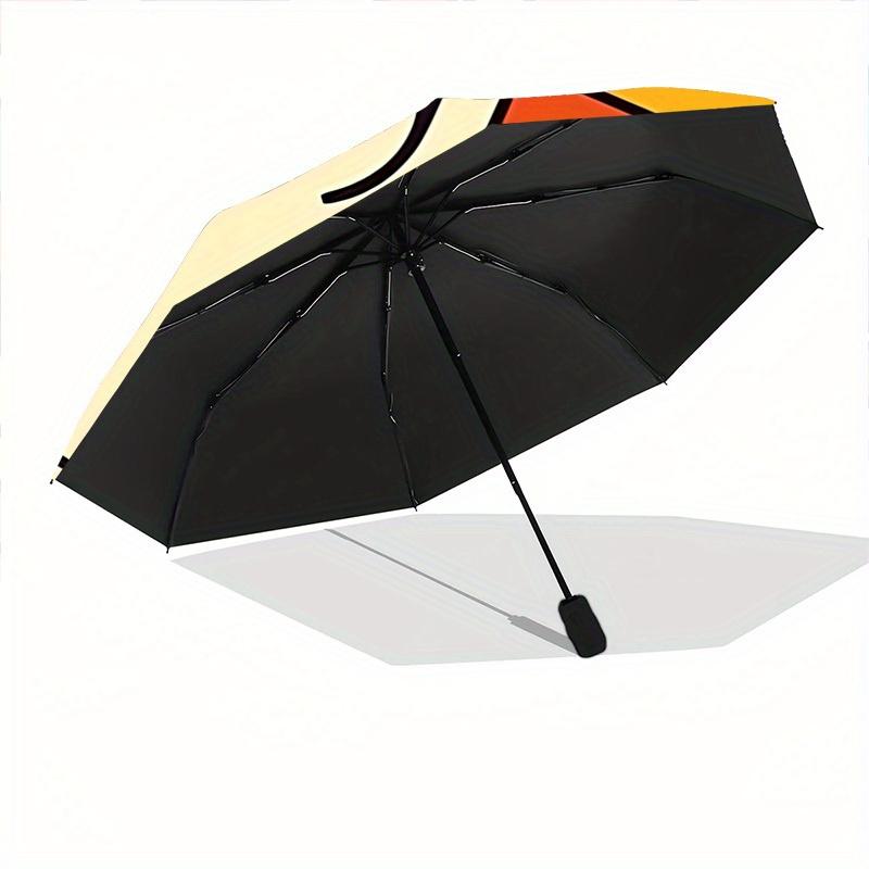 1pc Cat Sunset Automatic Open/close, All-Season Portable Folding Umbrella, Travel, Everyday, Formal Events - Compact Luxury Parasol, Outdoor Accessory
