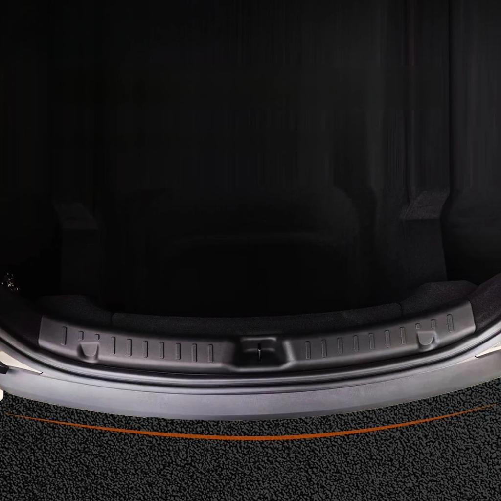 Trunk Protector Guard for Tesla Model Y Juniper Launch Anti-Scratch Mat Rear Cargo Threshold Sill Cover Bumper TPE Organizer Pad