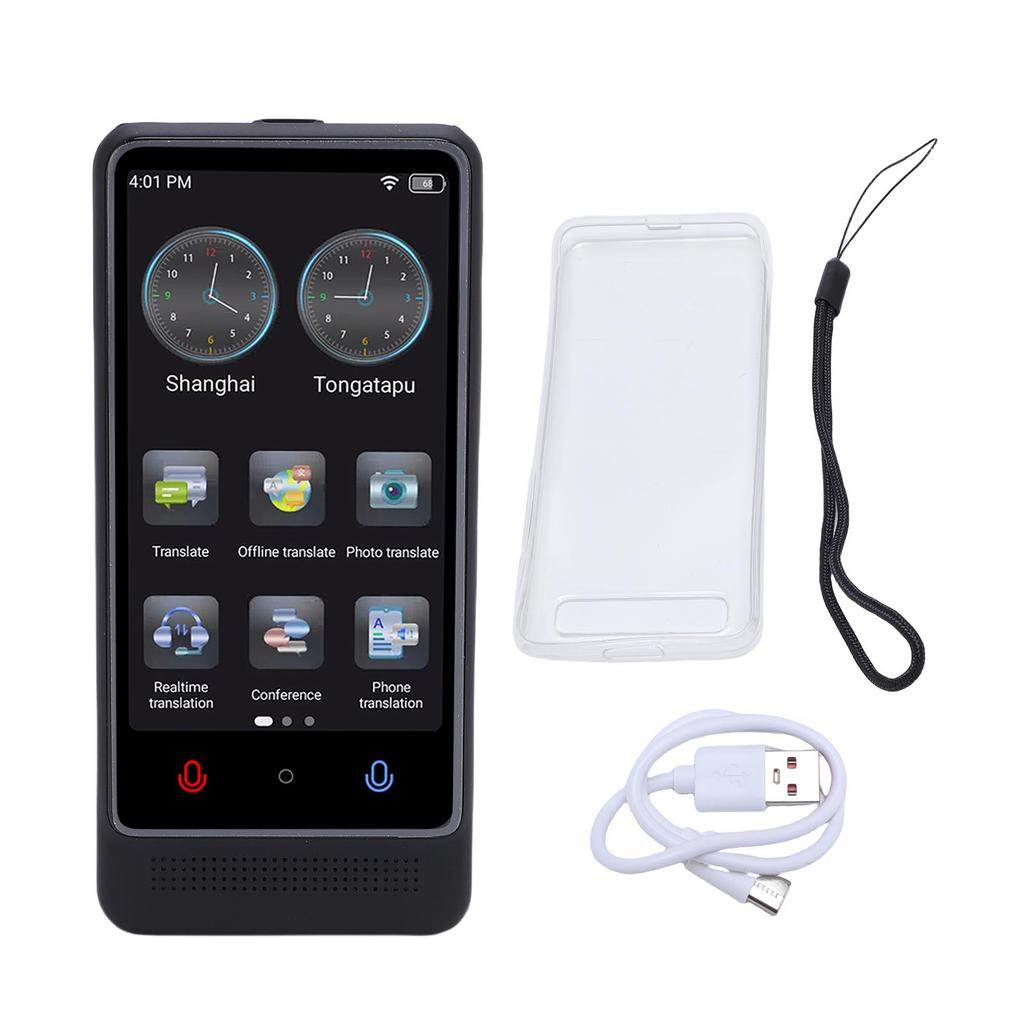 Voice Translator Portable 3.0 Inch Touch Screen 1GB 16GB Real Time Bidirectional AI Smart Voice Translation Device
