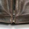 American retro old leather jacket first layer matte cowhide men's lapel leather jacket casual versatile jacket