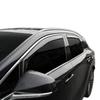 Déflecteurs d'air - Lexus RX 5 (Depuis 2022) - 4 pièces - Acrylique teinté noir - Montage facile