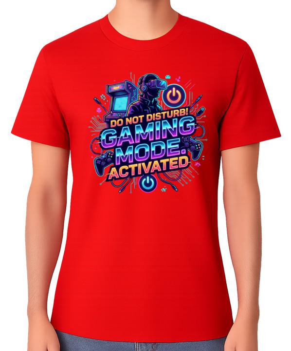 Do Not Disturb Gaming Mode Activated Unisex T-Shirt Funny Gamer Tee S