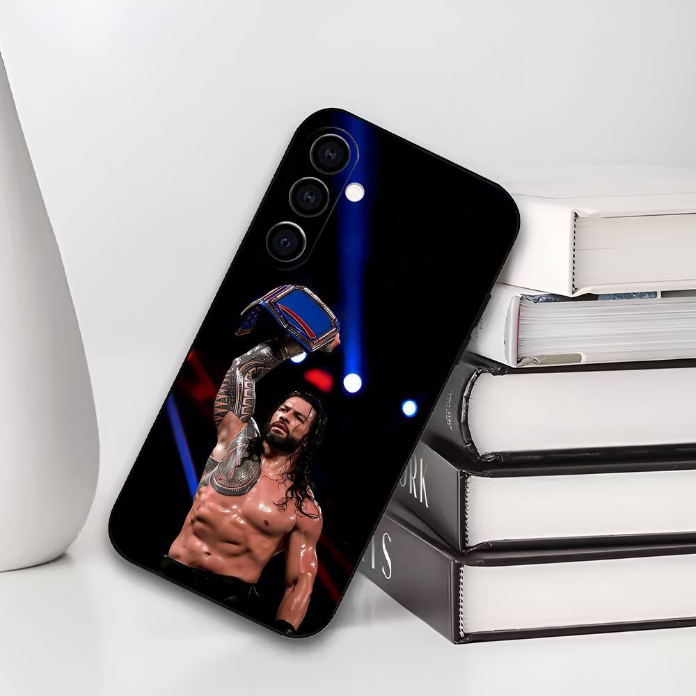 

R-Roman R-Reigns Phone Case For Samsung Galaxy A73,A72,A71,A70,A53,A52,A51,Others Soft Black Cover Samsung a53 5g