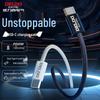 DELIXI ELECTRIC PD 60W USB-A to USB-C Braided Fast Charging Cable