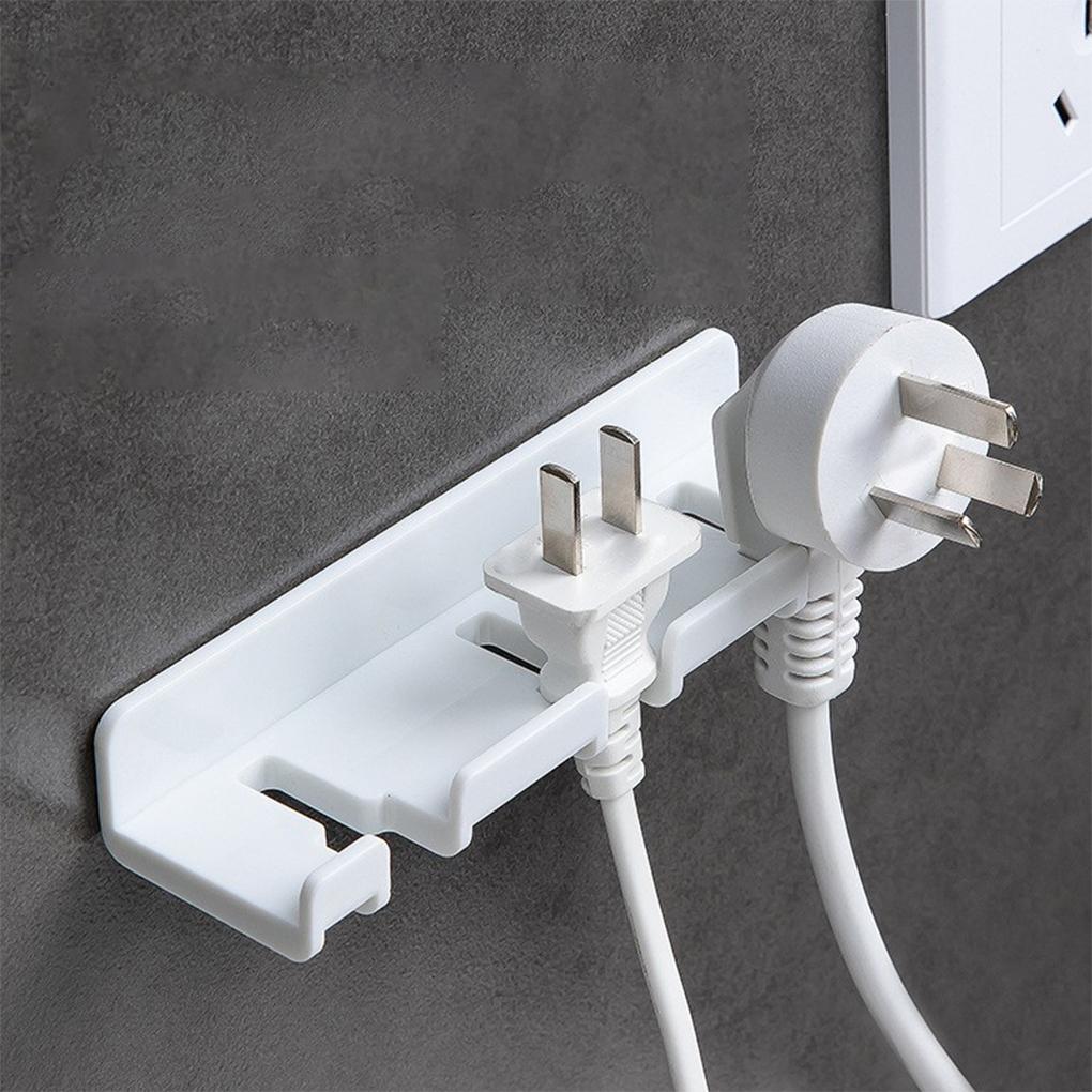 Wandmontierter, stanzfreier Hängehakenhalter, multifunktionale Kabelaufbewahrung, Türhänger, Haushalt, Badezimmer, Wohnzimmer