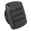 4inch RV Air Vent Louver Plastic Weather Resistant Optimal Airflow Boat Ventilation Outlet Grille Louver for Yacht Black