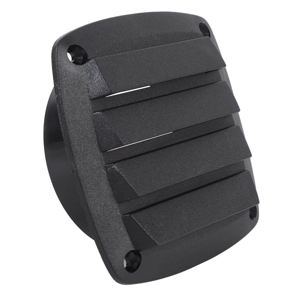 4inch RV Air Vent Louver Plastic Weather Resistant Optimal Airflow Boat Ventilation Outlet Grille Louver for Yacht Black