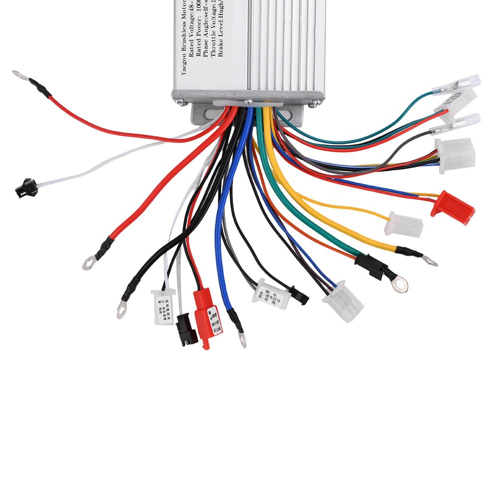 48V 60V 64V 72V 1000W 1500W Elektrický ovladač 48-72V Duální režim E-Bike Bezkartáčový ovladač Rychlostní Motor