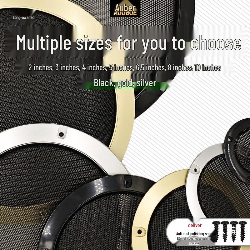 Metal Mesh Speaker Grille Dust Cover for Car Speakers (2" to 10")