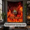 Wall Tapestry Rapid Wien FC Print Custom Name Text Wall Hanging Home Decor