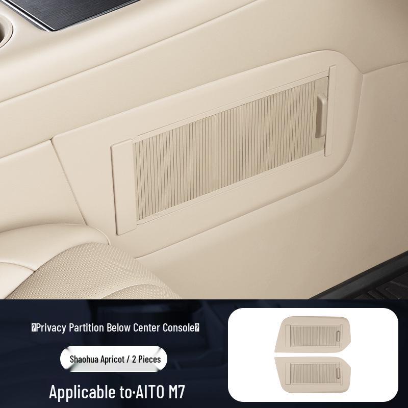 AITO M7/M8 Center Console Privacy Partition Roll-Up Storage Box for 26 Models