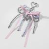 Bowknot Key Ornament Delicate Ribbon Keychain Pendant Aesthetic Key Holder Perfect for Adding a Touch of Elegances