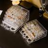 2024 Transparent Jewelry Storage: Earring, Bracelet, and Pearl Necklace Display Box