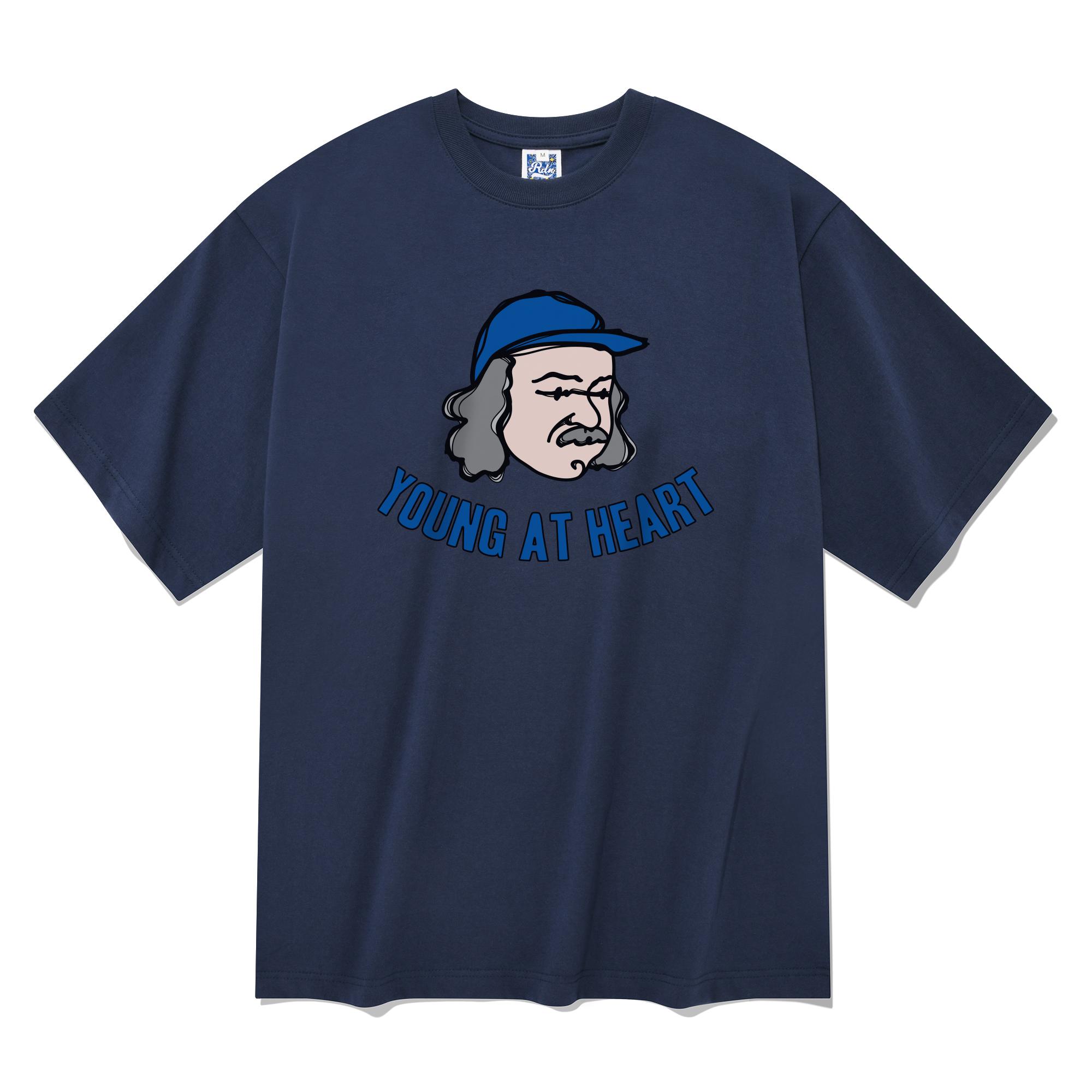 Radineo Young At Heart Navy Short Sleeve T-Shirt L