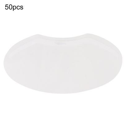 50 Pezzi Protettore Occhi Trasparente Professionale Copri Viso per Capelli Maschera Viso per Parrucchiere