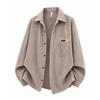 Men's Shirt 2026 Autumn New Arrival Shirts Men Corduroy Tie Dye Shirt Hong Kong Style Loose Long Sleeve Casual Blouse