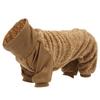Winter Dog Clothes Puppy Sweaters High Neck Warm Pet Cold Weather Clothing for Dogs Cats